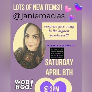 COPY - Come and join me for an awesome vibe and a great time NEW ITEMS!!